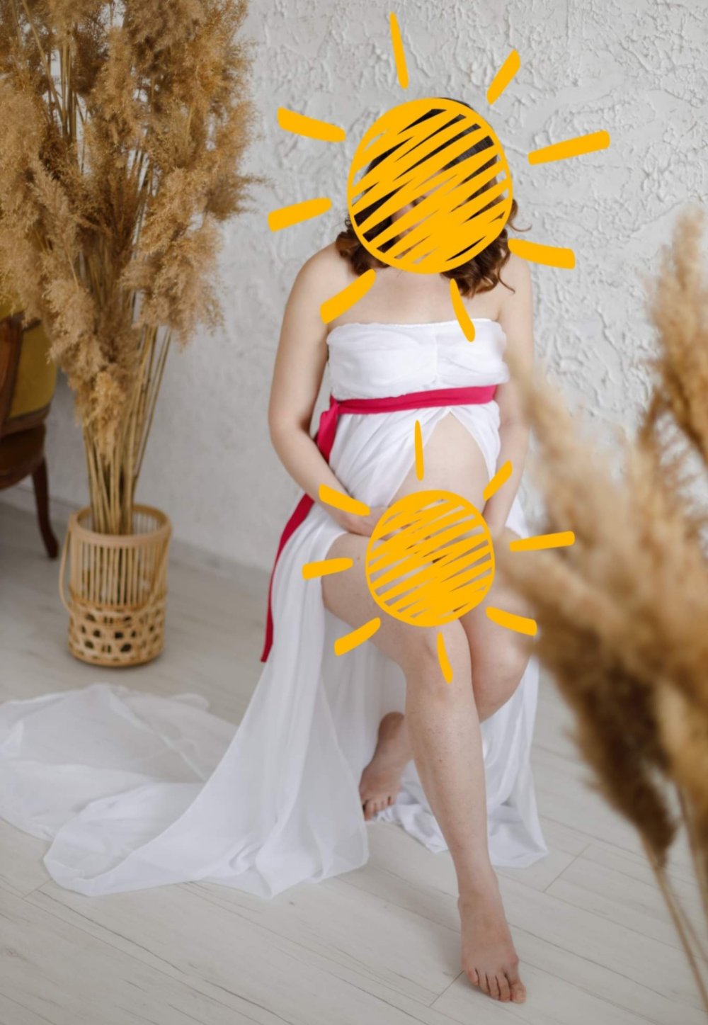 Imperfektes Schwangerschaftskleid für Fotoshooting zu verkaufen!