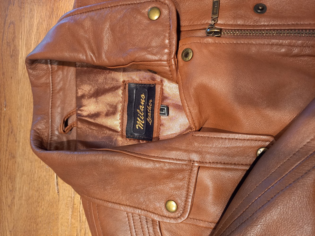 Milano Lederjacke Braun Gr.L wie neu 