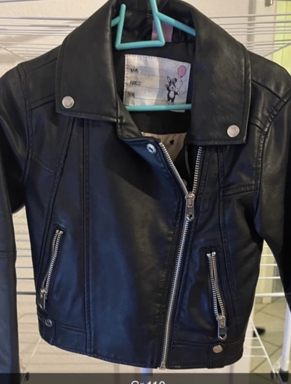 Kinder Lederjacke