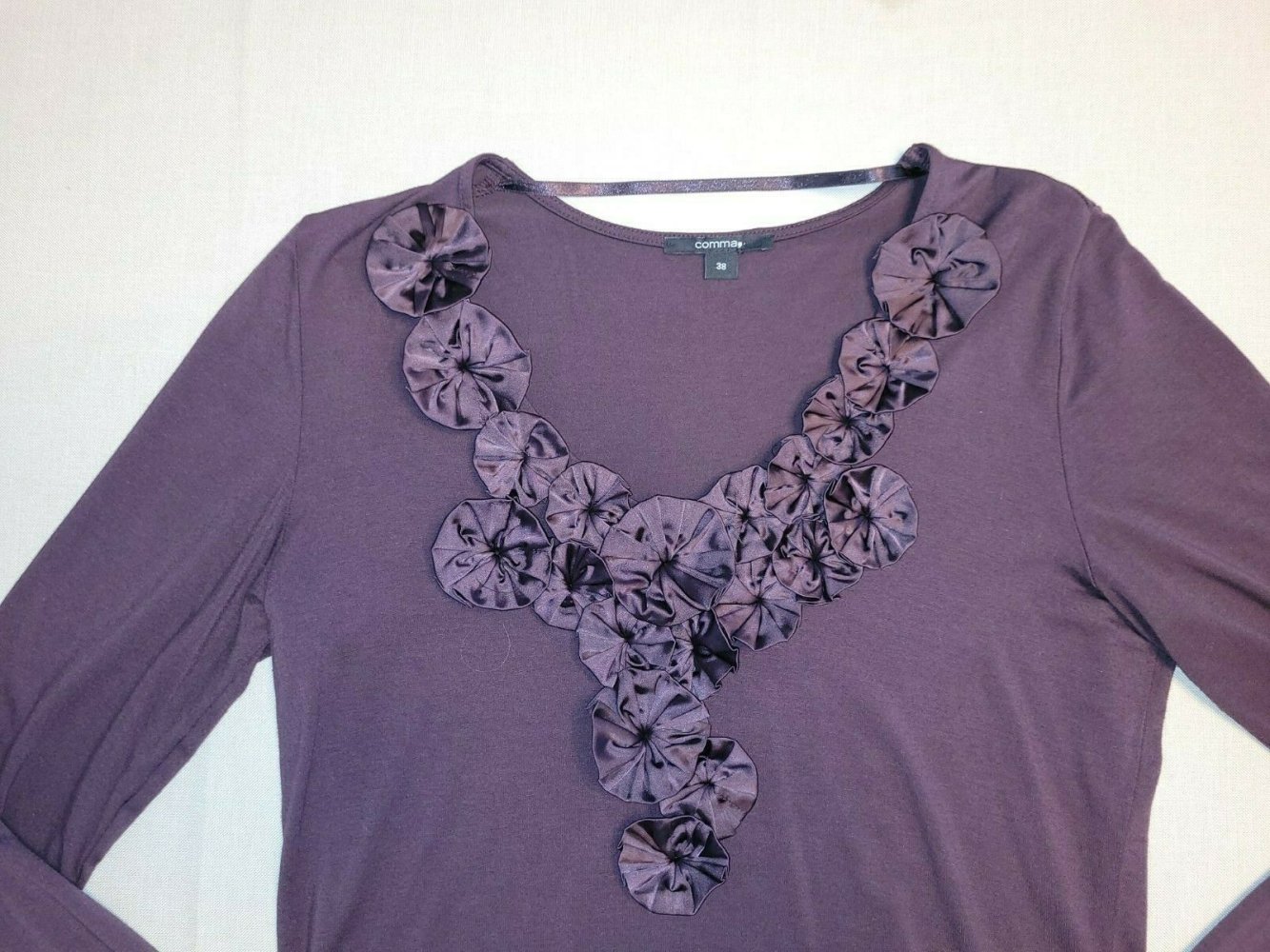 Comma Damen Langarmshirt in der Größe 38 Top Zustand
