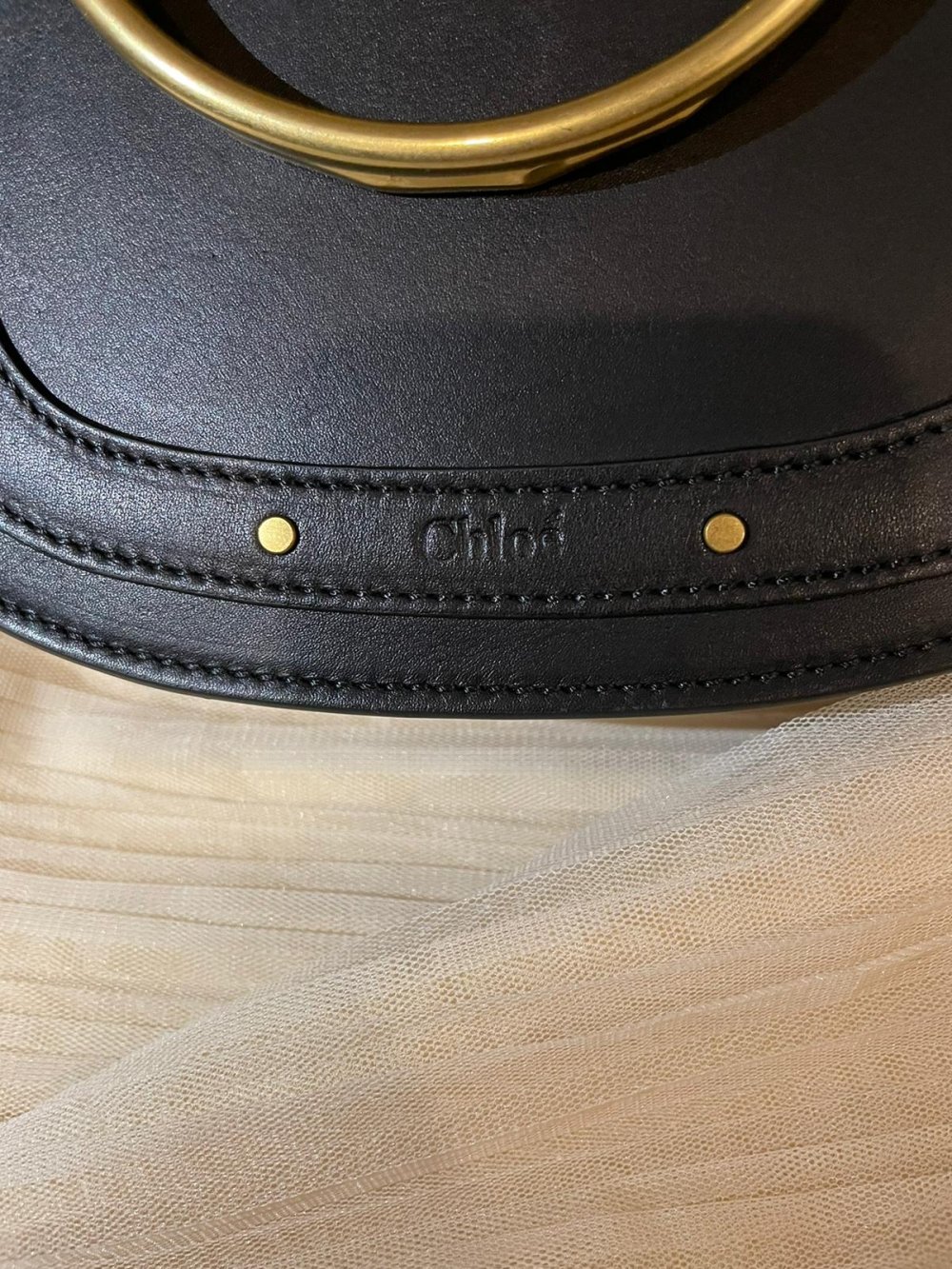 Chloé Nile Bracelet in schwarz