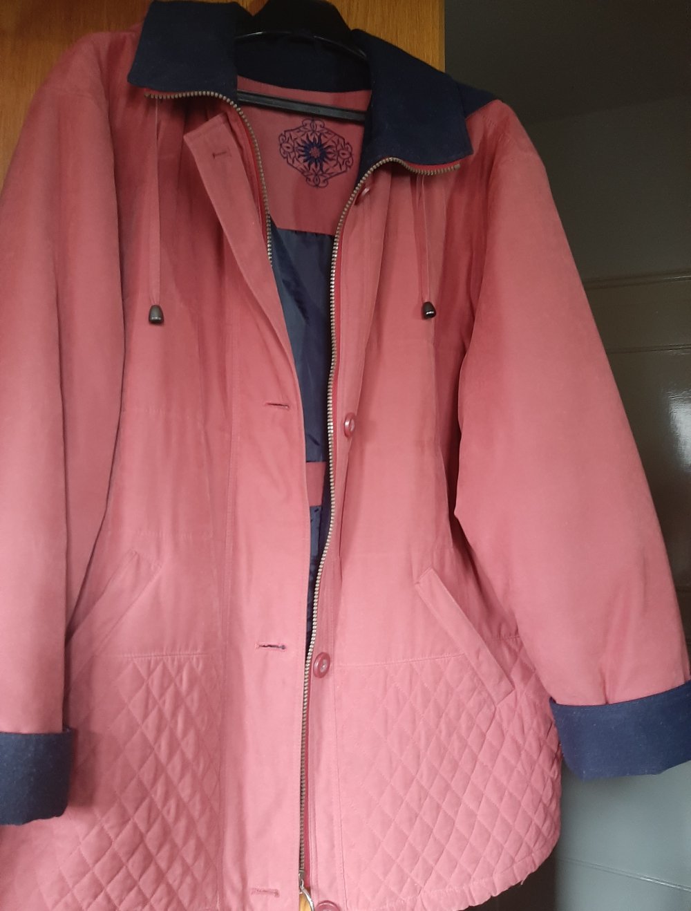 Anorak weinrot