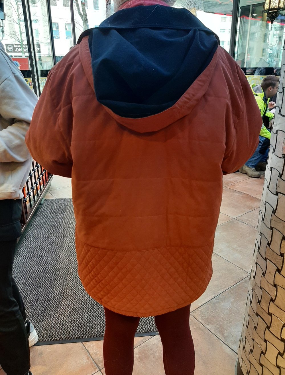 Anorak weinrot