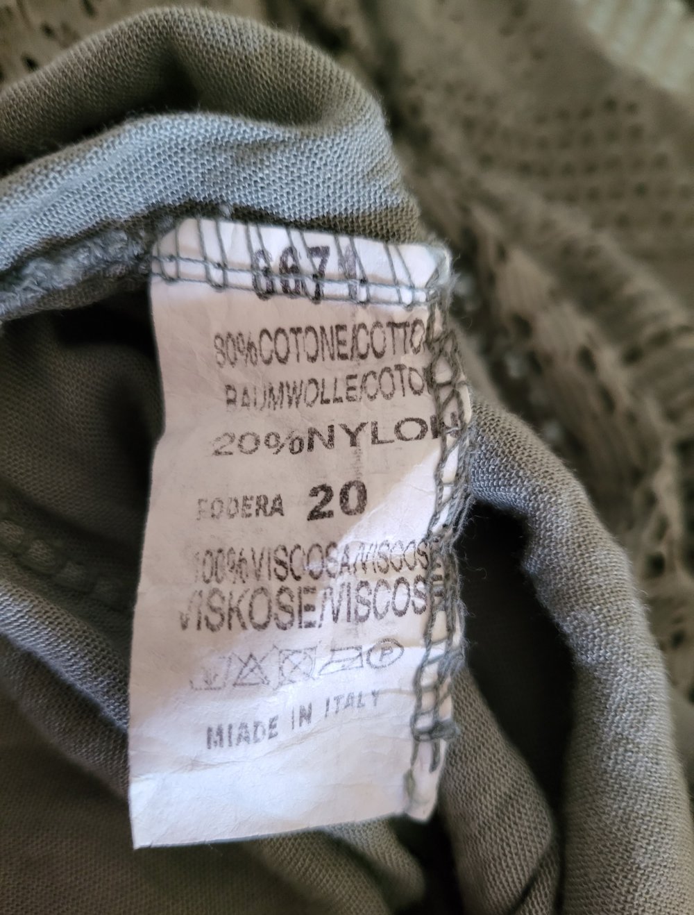 Boutique - Maxikleid - Einheitsgröße S-L - khaki - Spitzenkleid  - Neu