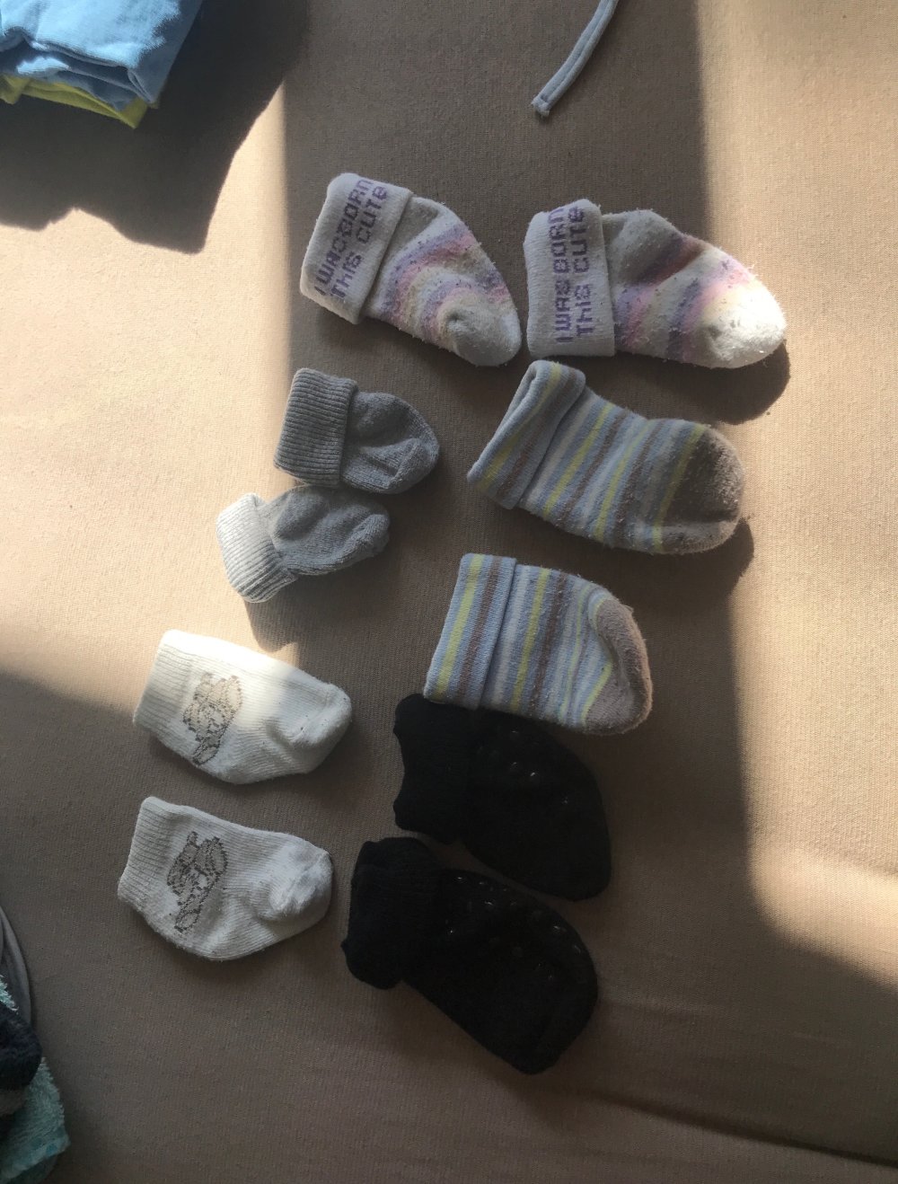 Socken in Verschiedenen Größen