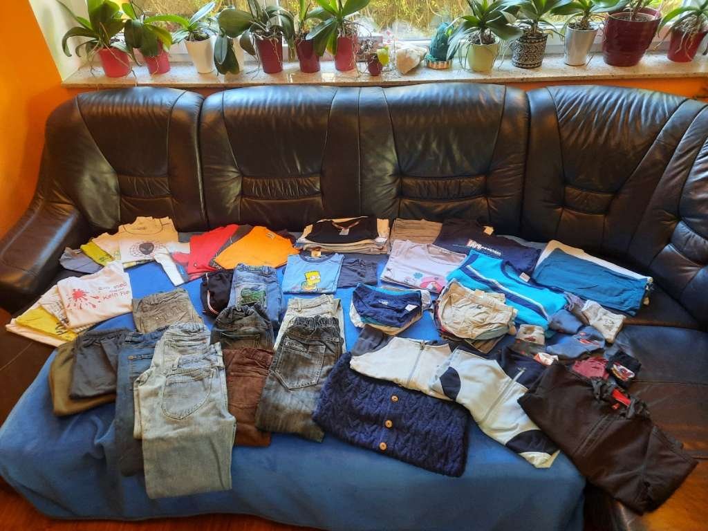 Großes Bekleidungspaket für Jungen Gr. 128 - 134 - 140 - 146