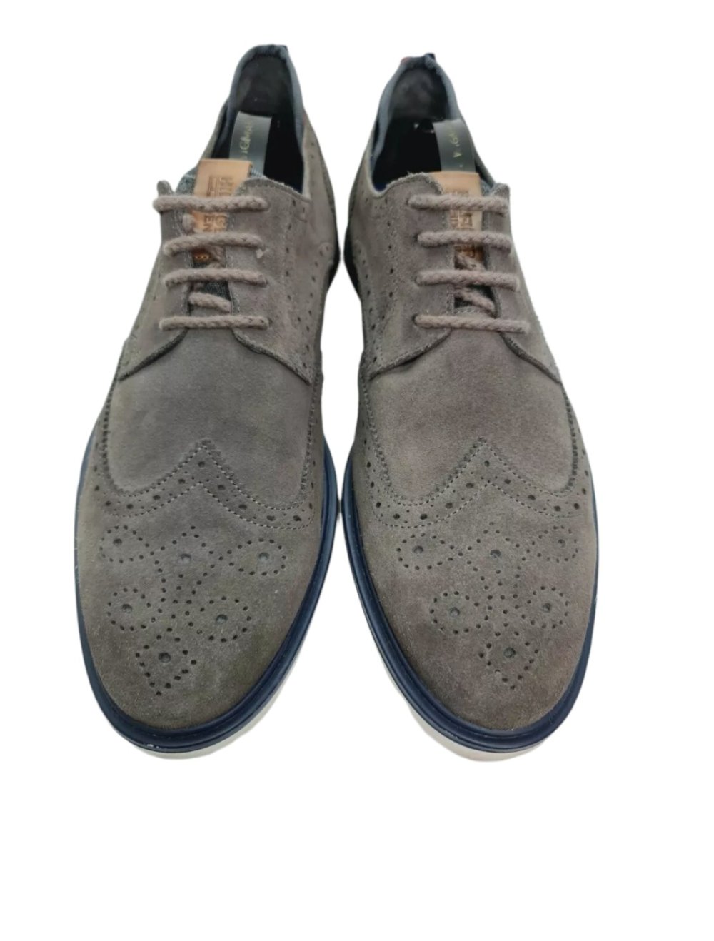 Tommy Hilfiger Halbschuh Herren  Schuhe Gr. DE 44 Leder Grau