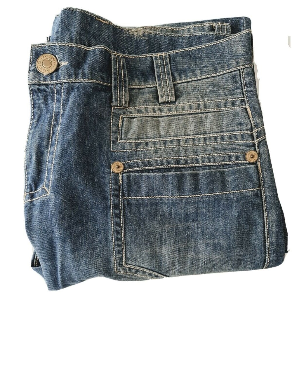 Ralph Gladen JeansHose Baumwolle+Lycra Größe Passform Gr38 Blau PO4 BW 53 cm neu