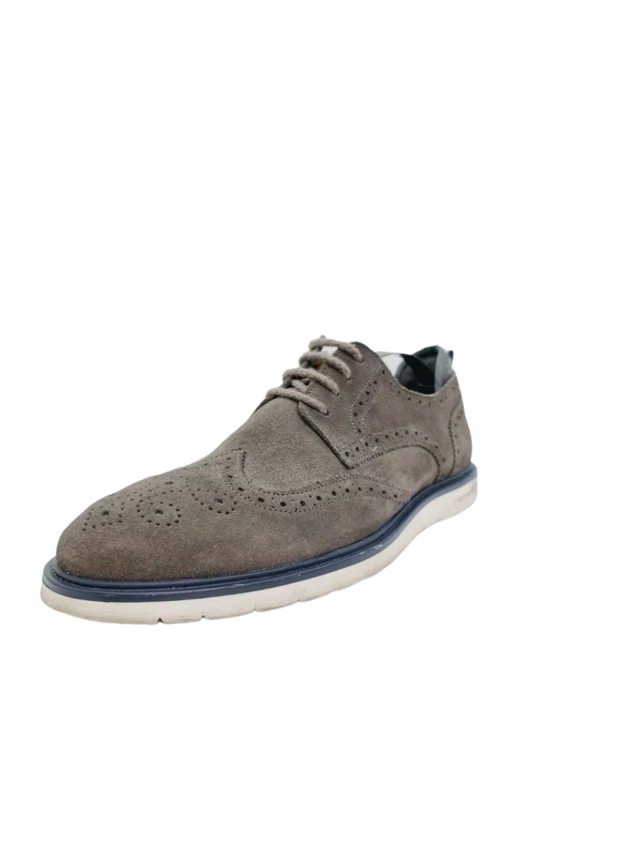 Tommy Hilfiger Halbschuh Herren  Schuhe Gr. DE 44 Leder Grau
