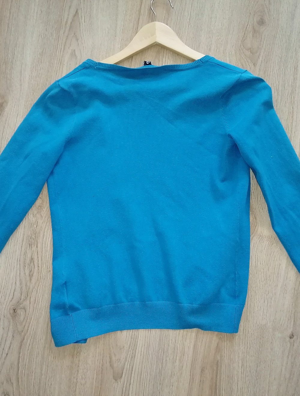 Blaue Strickjacke, Größe: S
