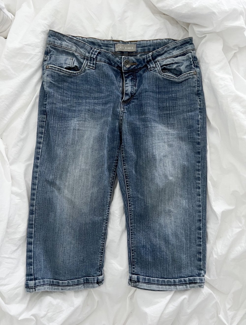 Casa Blanca Jeans 3/4 Blau Größe M