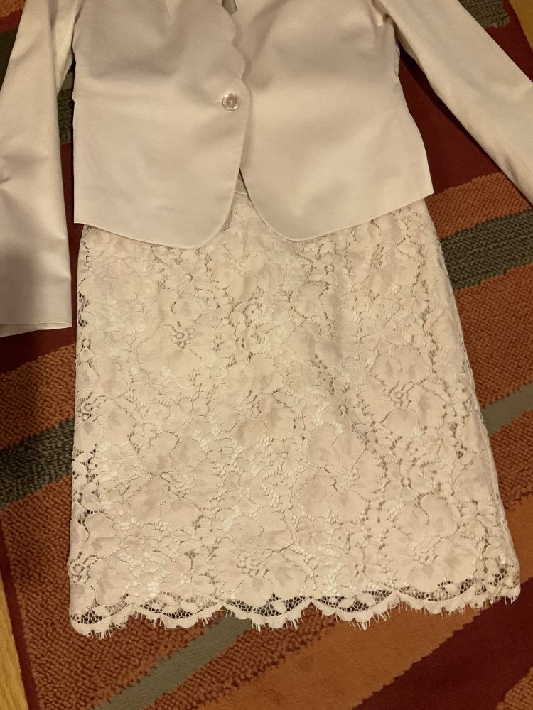 Chices, elegantes Spitzenkleid, 2 tlg. von Comma, Gr.38