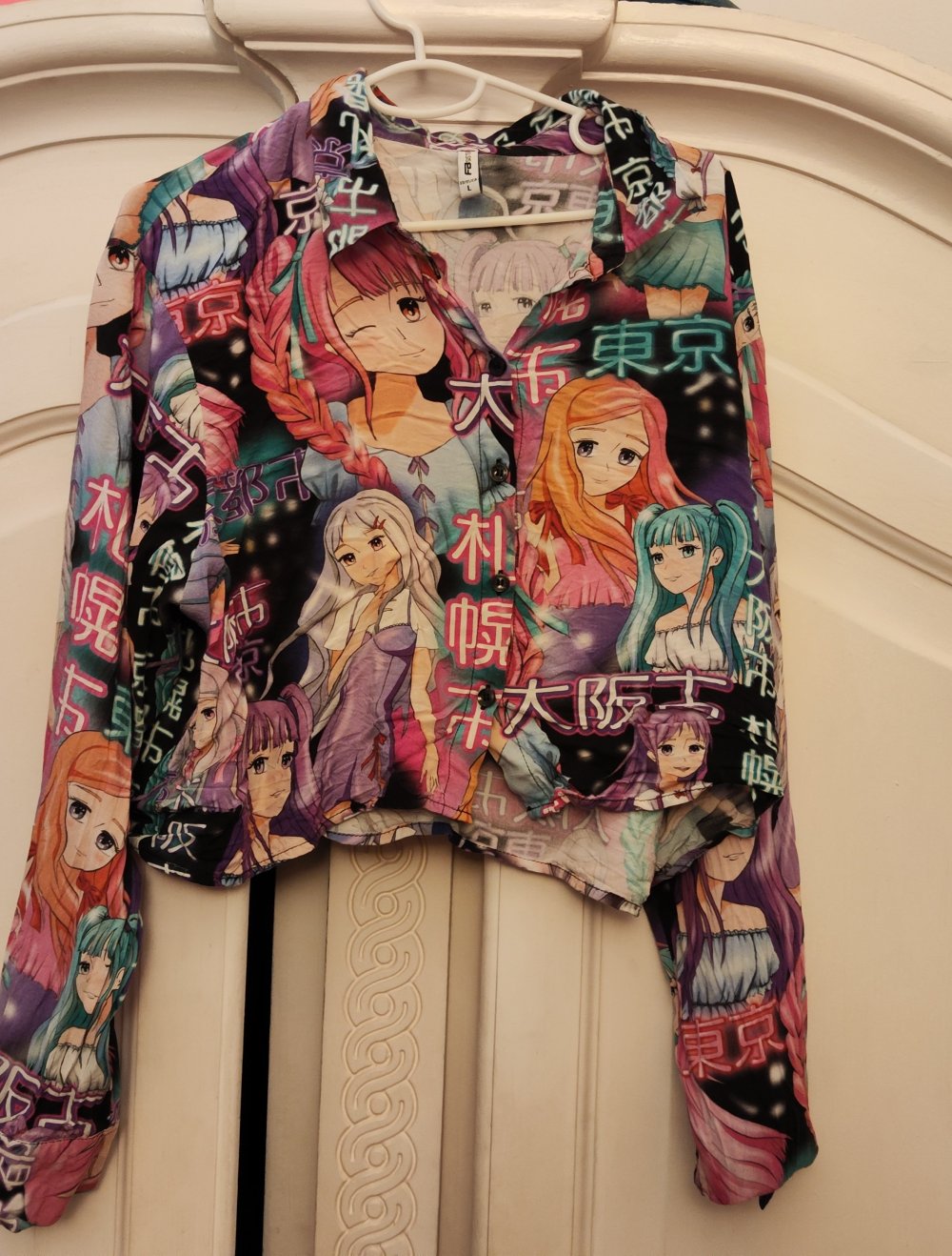 Bluse Manga M Crop