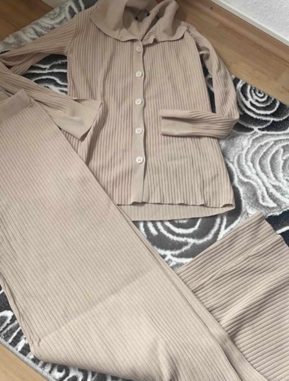 Rippenstrick Set