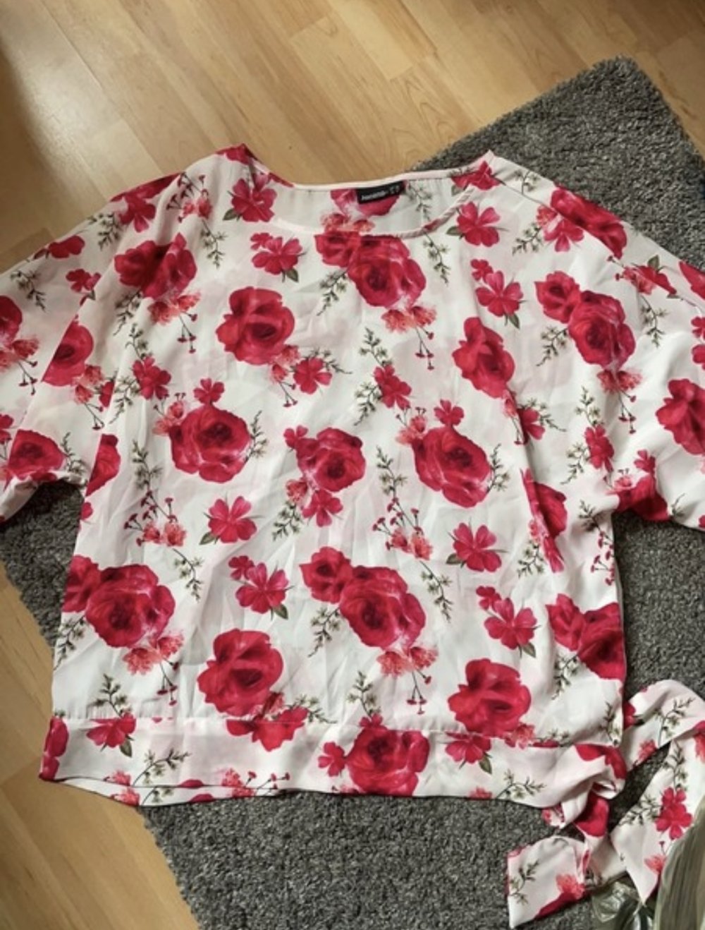 Damen Bluse mit Blumen