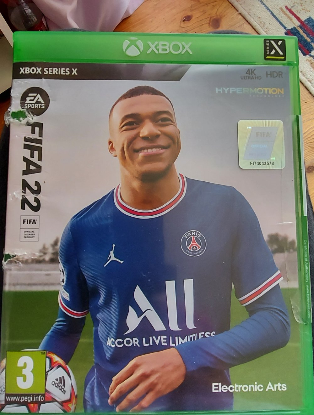 XBox series x Fifa 22