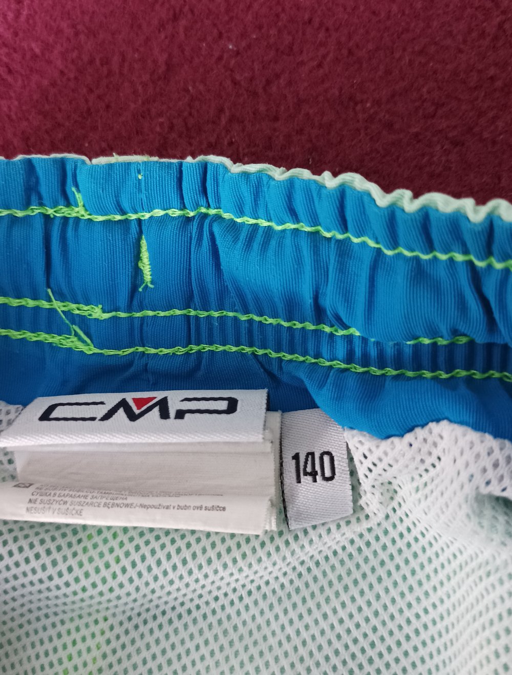 türkis grüne bade Hose/ kurze Hose