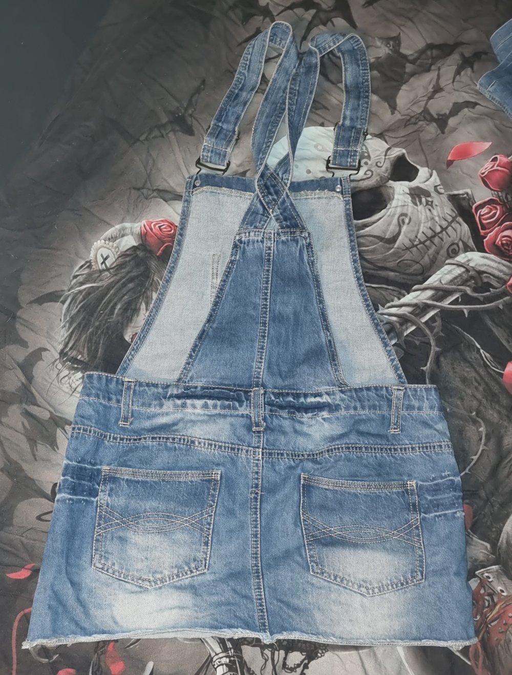 Jeans Latzkleid