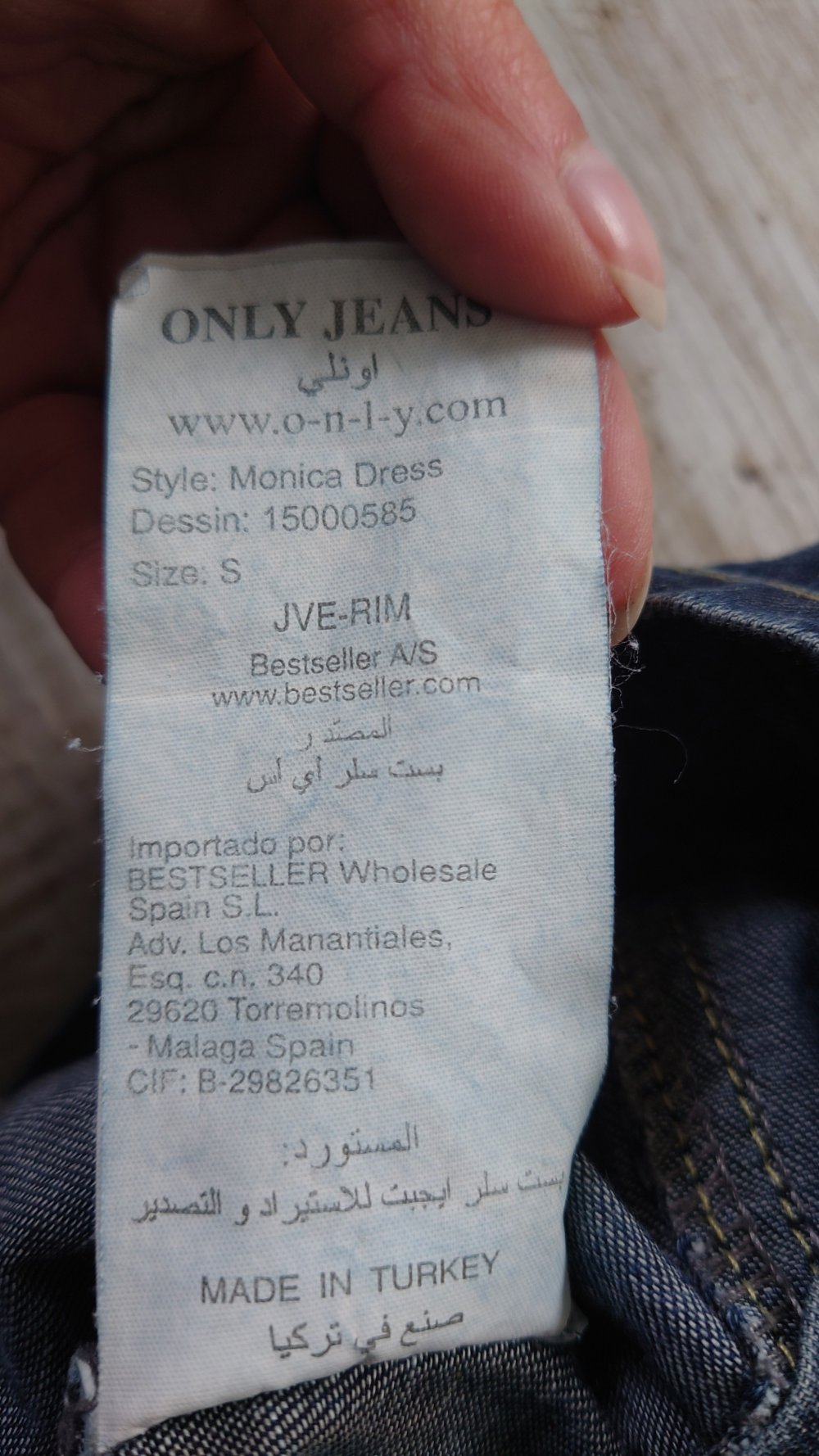 Jeanskleid Gr. S