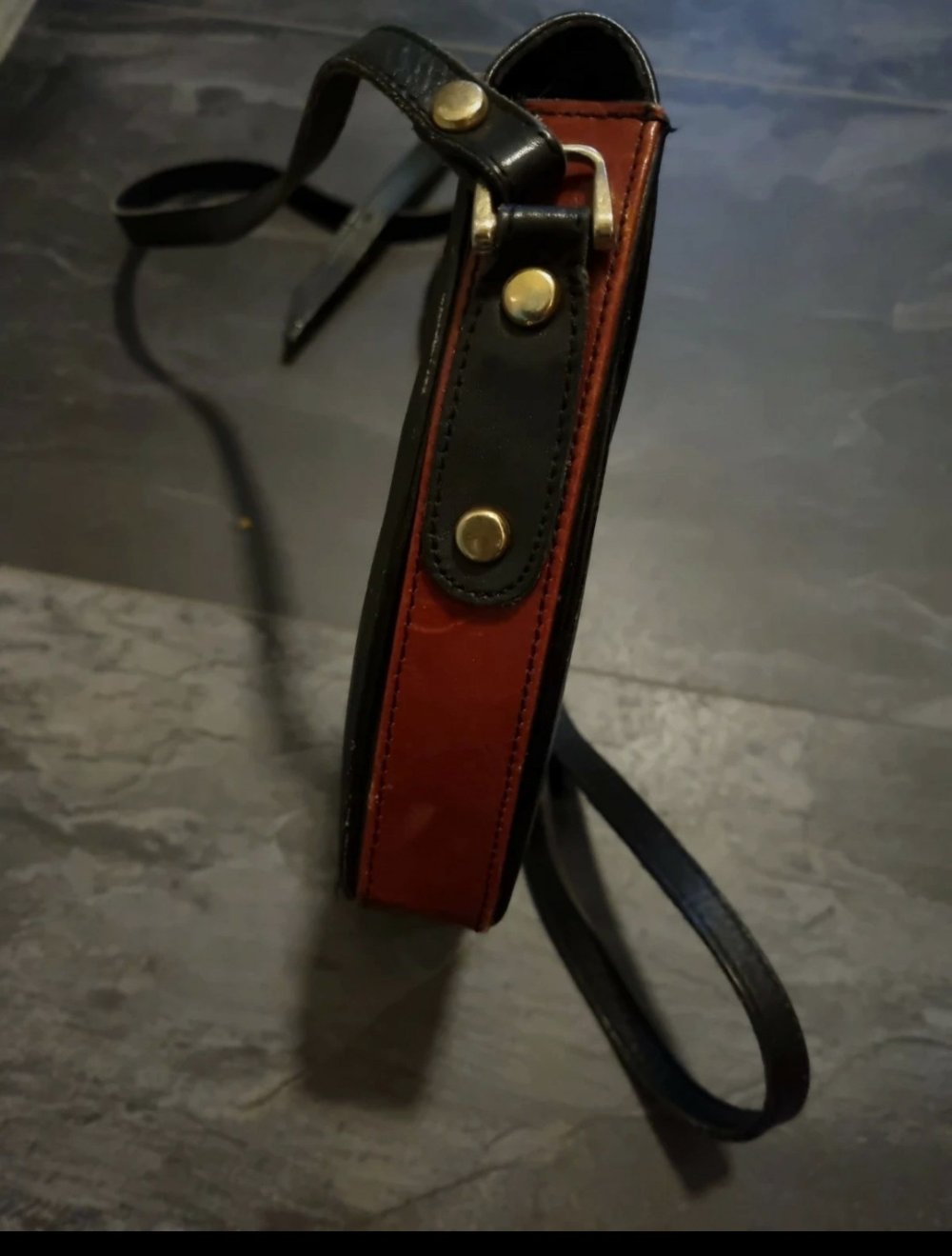 true vintage joop Leder Umhängetasche