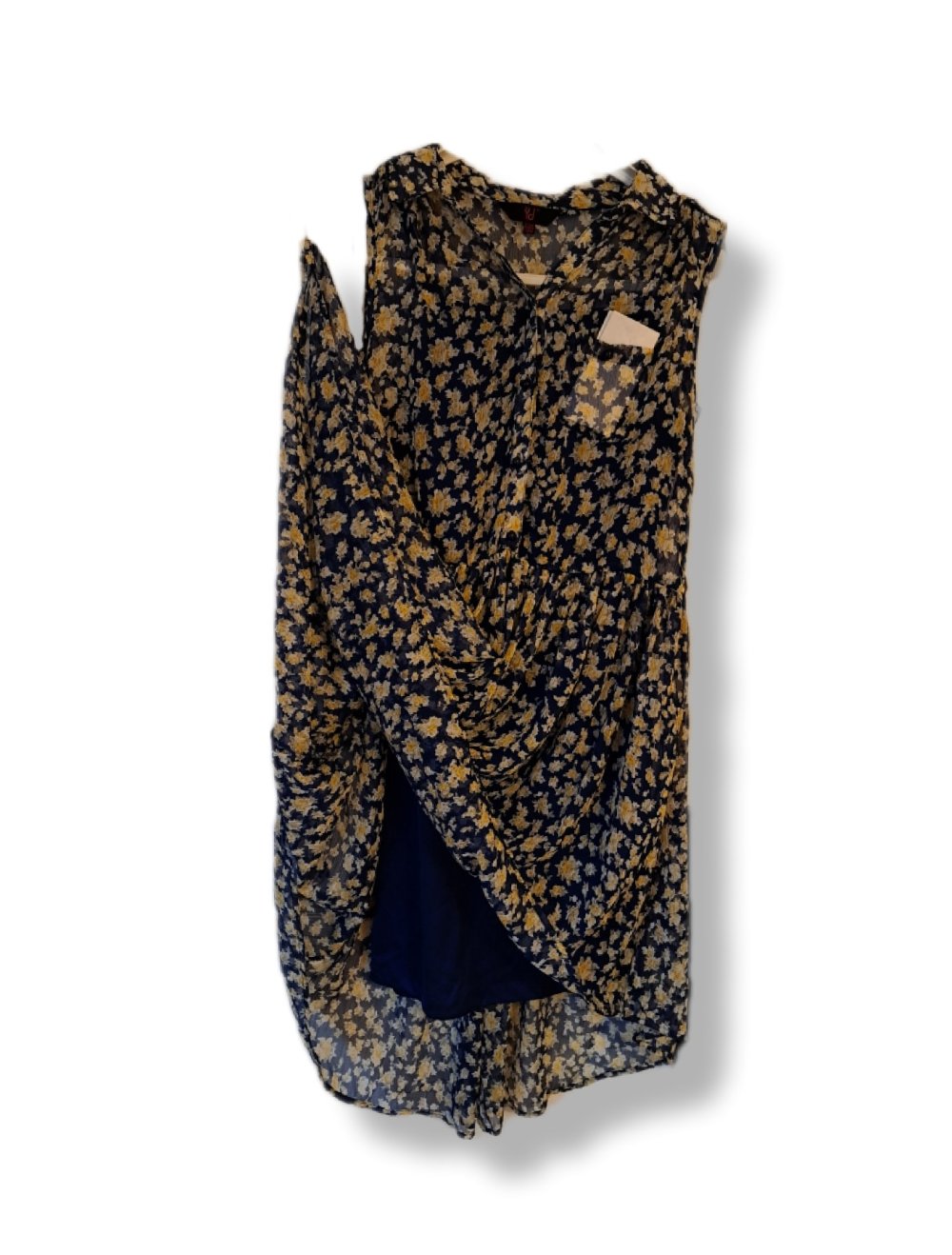 Kleid im Vokuhila-Look