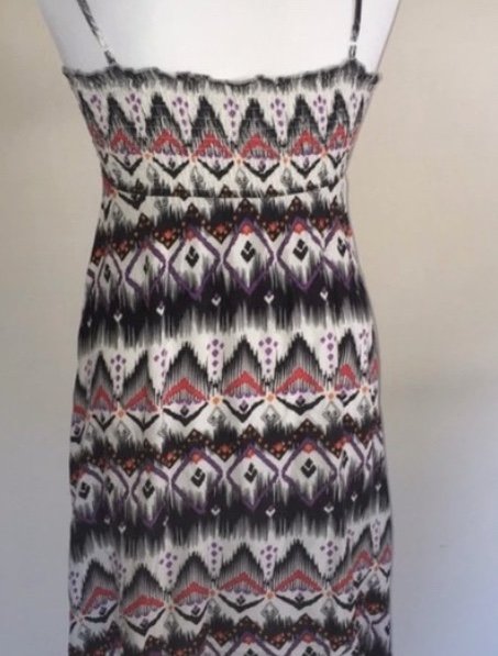 Träger-Kleid von C&A, Größe 164/S, bunt mit Muster