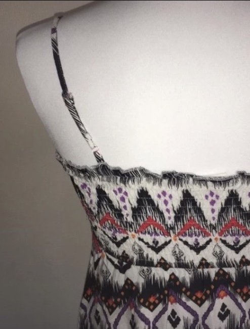 Träger-Kleid von C&A, Größe 164/S, bunt mit Muster