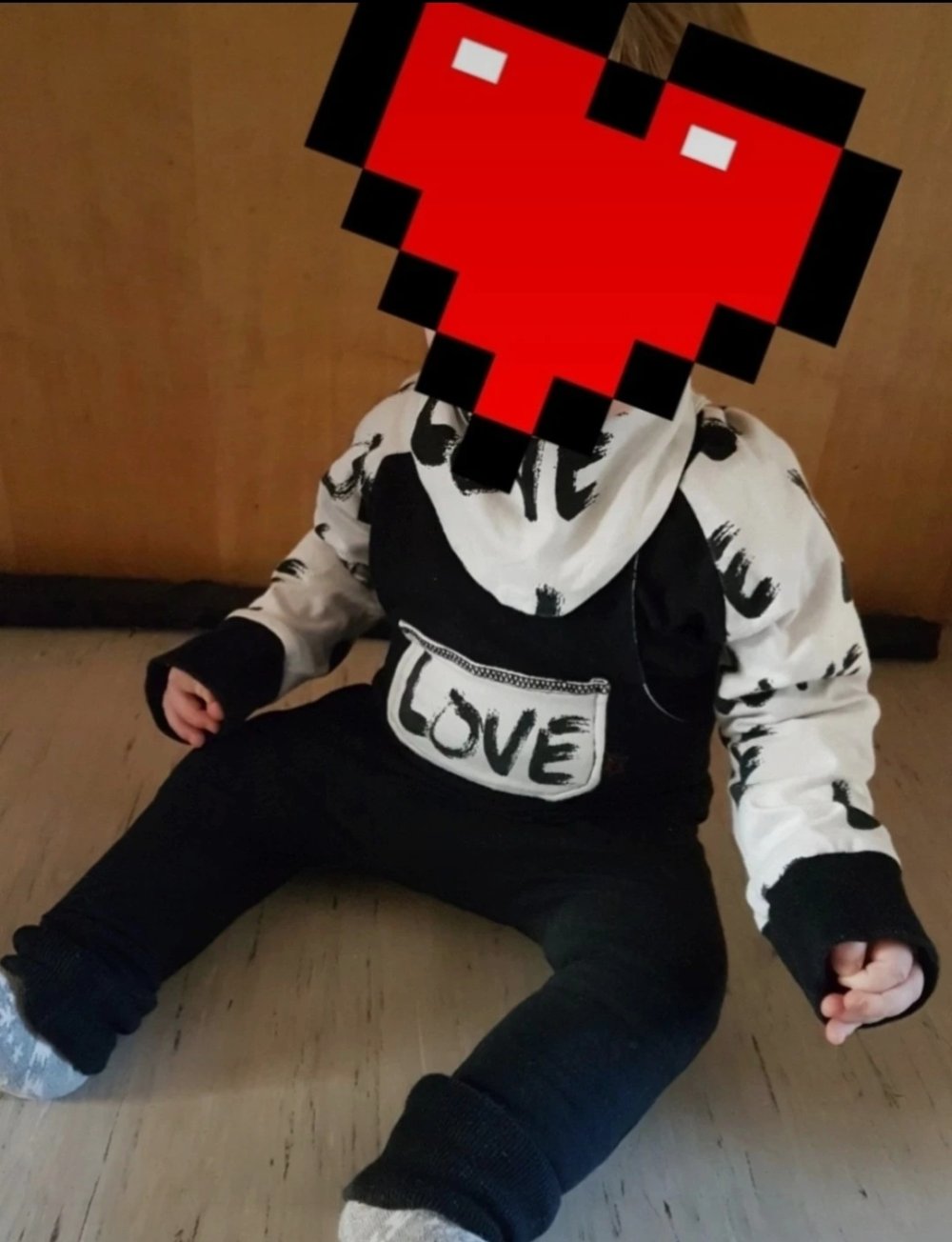 Gr.80/86  Latzhose + Pullover  Handmade