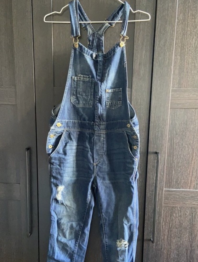 Latzhose denim