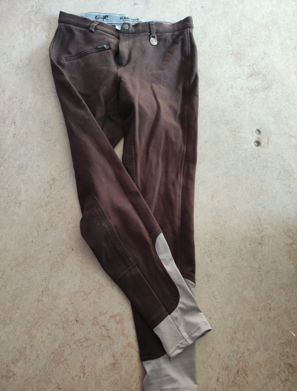Braune Reithose