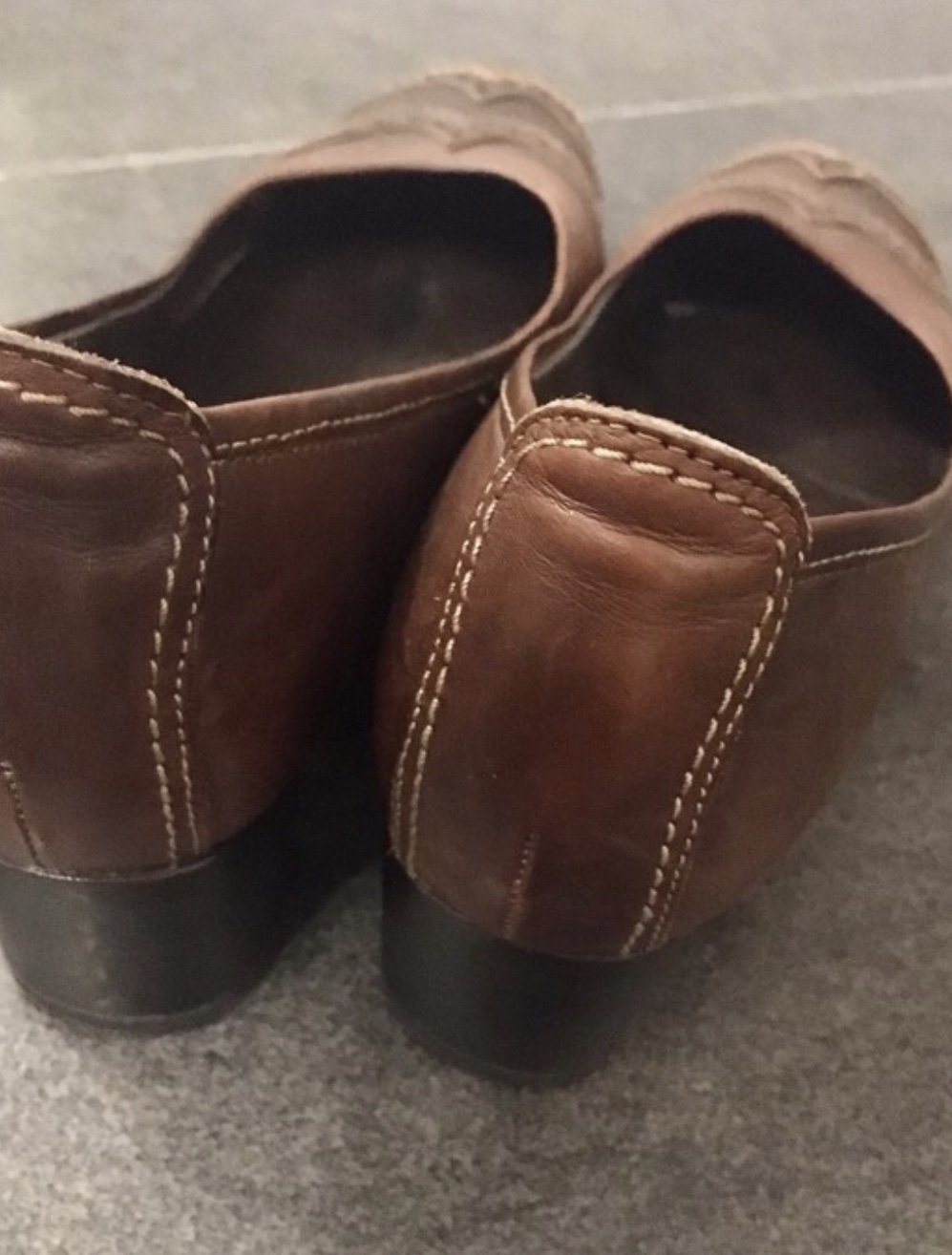 Leder Schuhe Gr.37