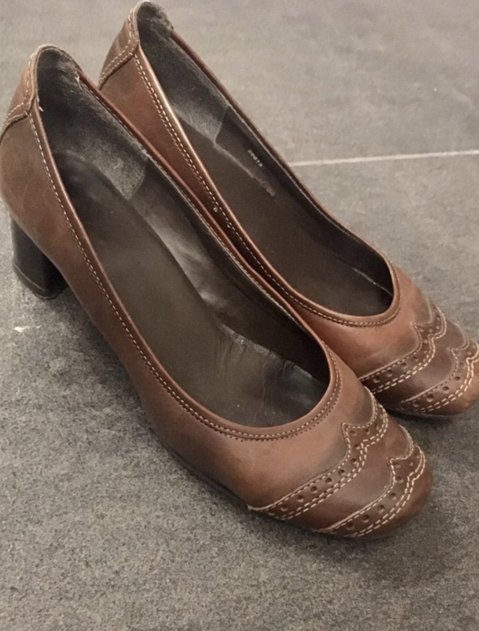 Leder Schuhe Gr.37