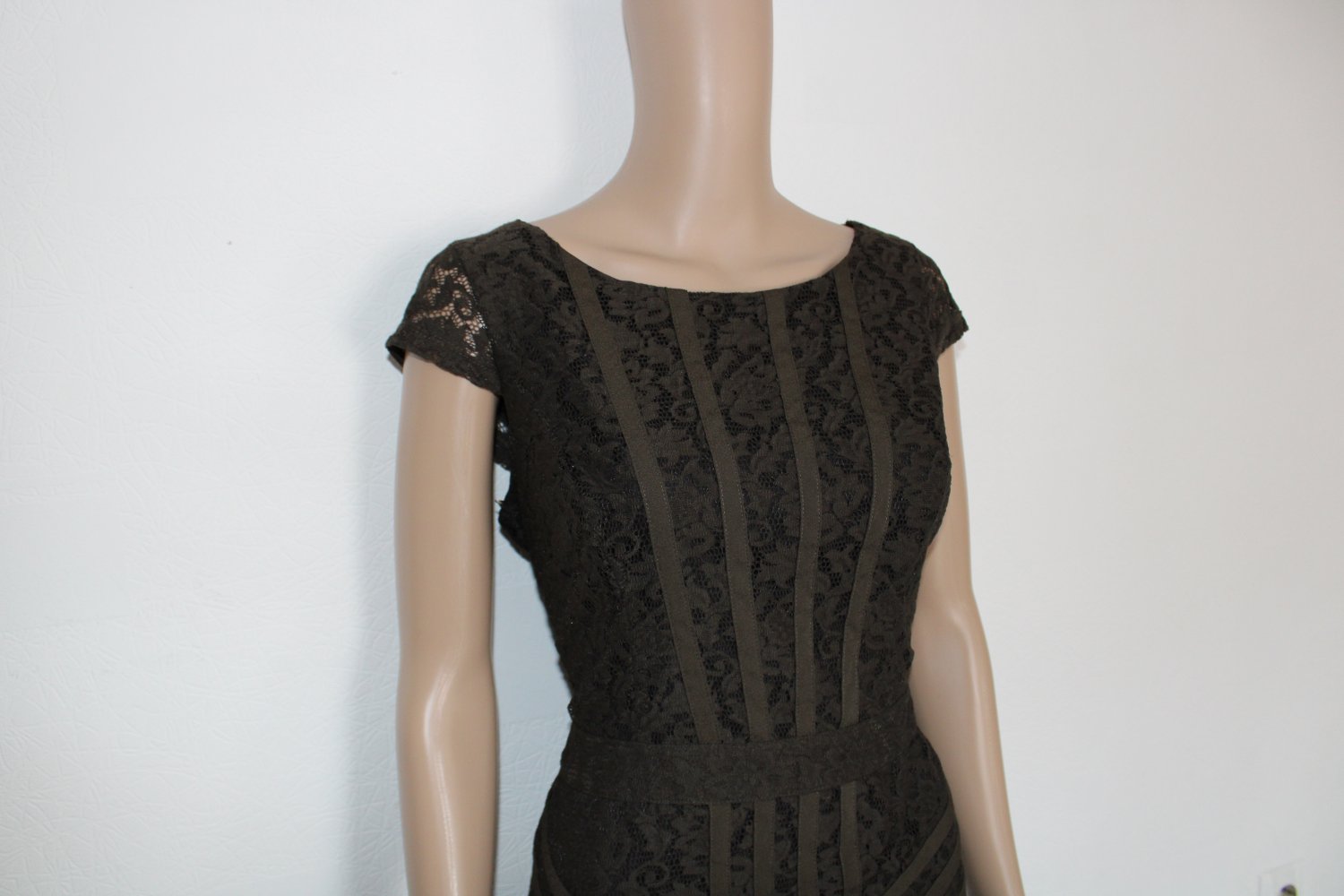 Damen Midi Kleid, 38, braun
