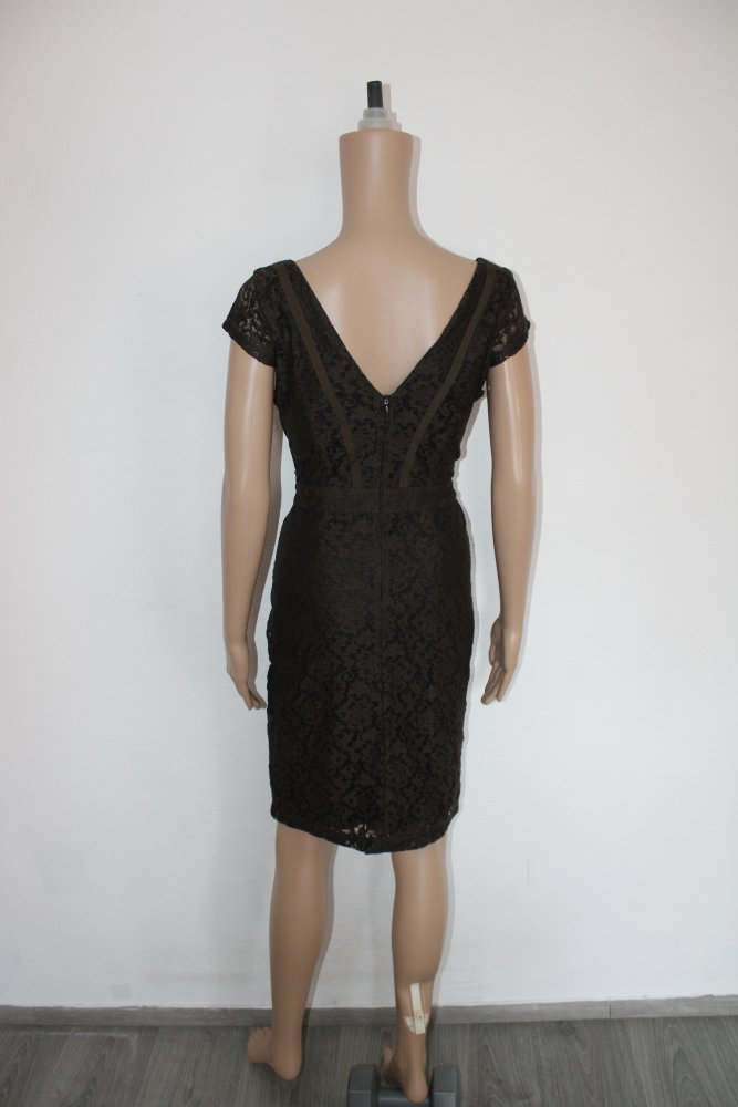 Damen Midi Kleid, 38, braun