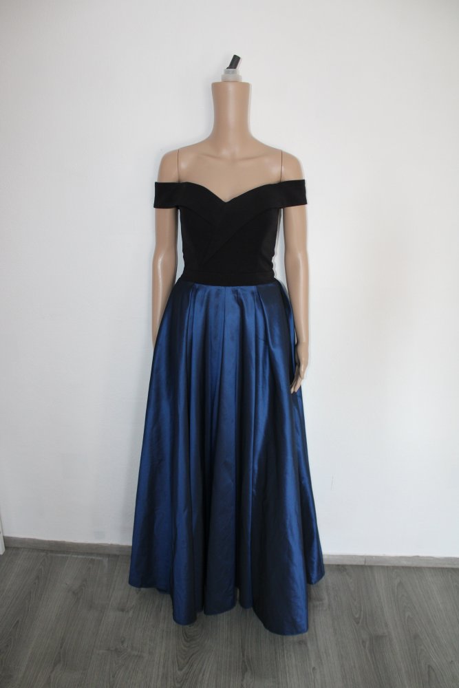Damen Abendkleid mit Tasche, S, 36