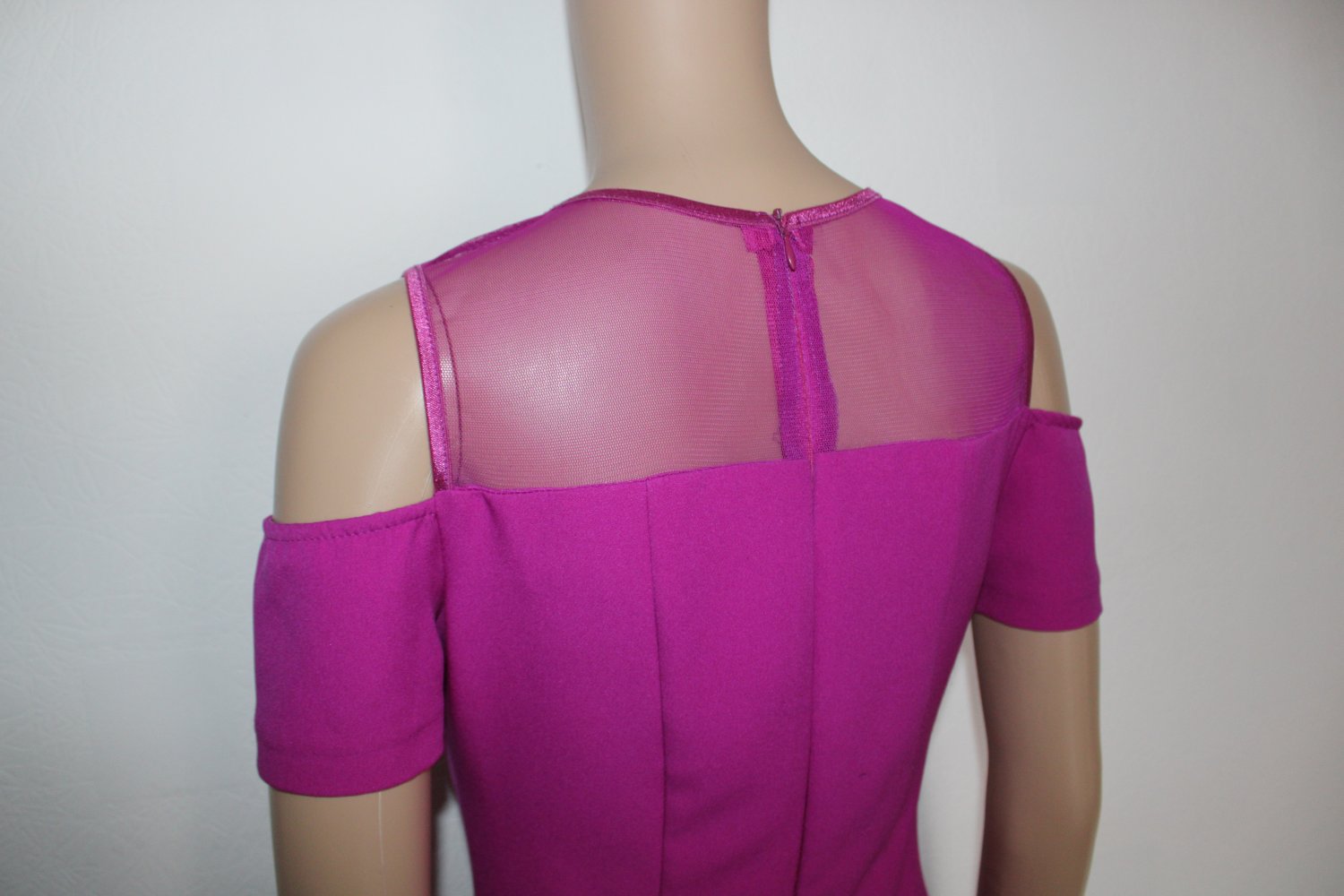 Damen Kleid, S/M, 36/38, Fuchsia