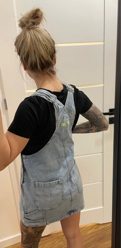 dungarees skirt