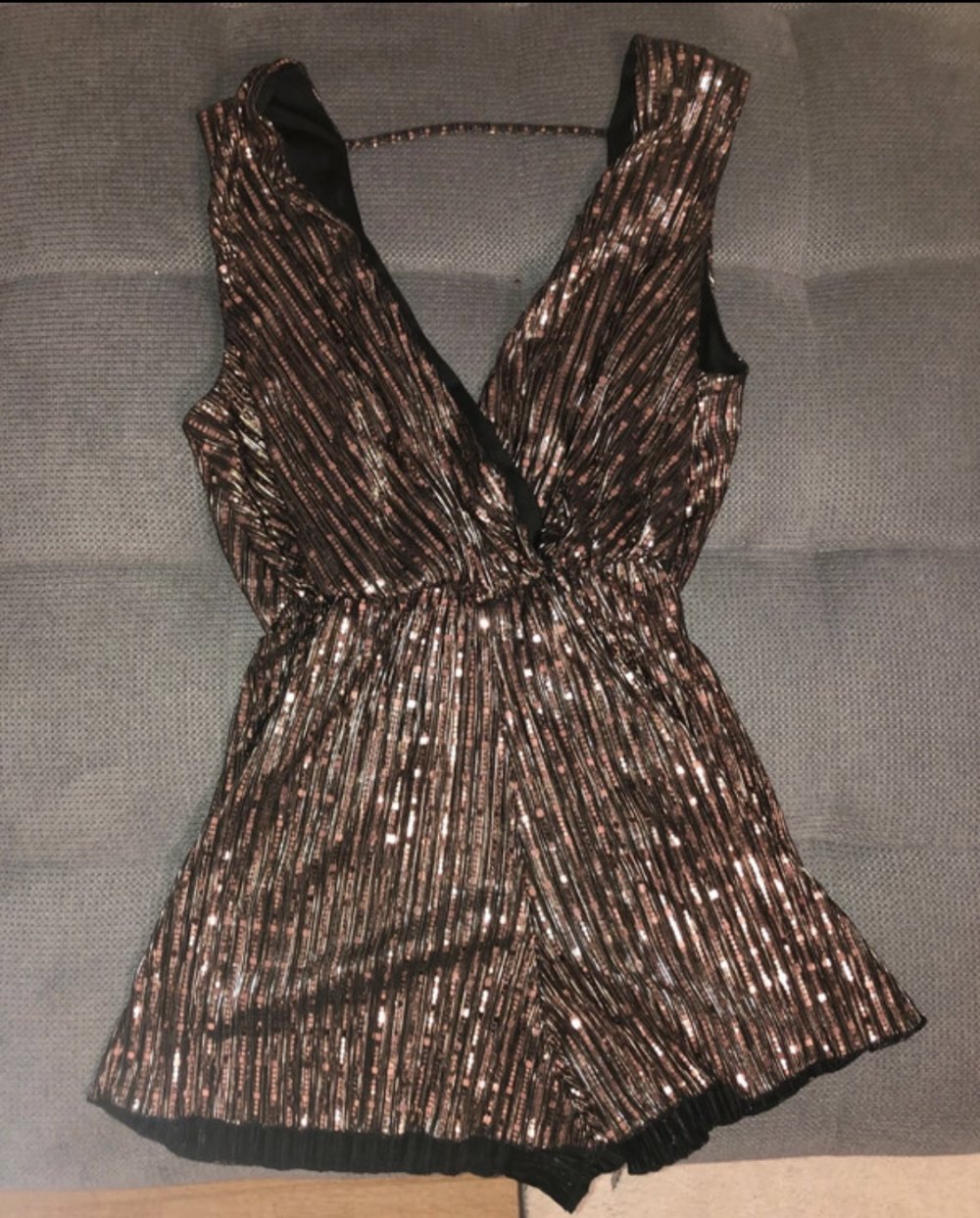 Jumpsuit goldbraun