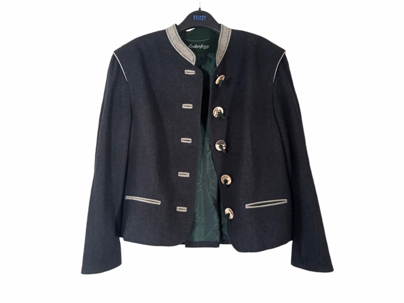Lodenfrey Damen Trachten Blaser Jacket Schurwolle Gr.40 neuwertig
