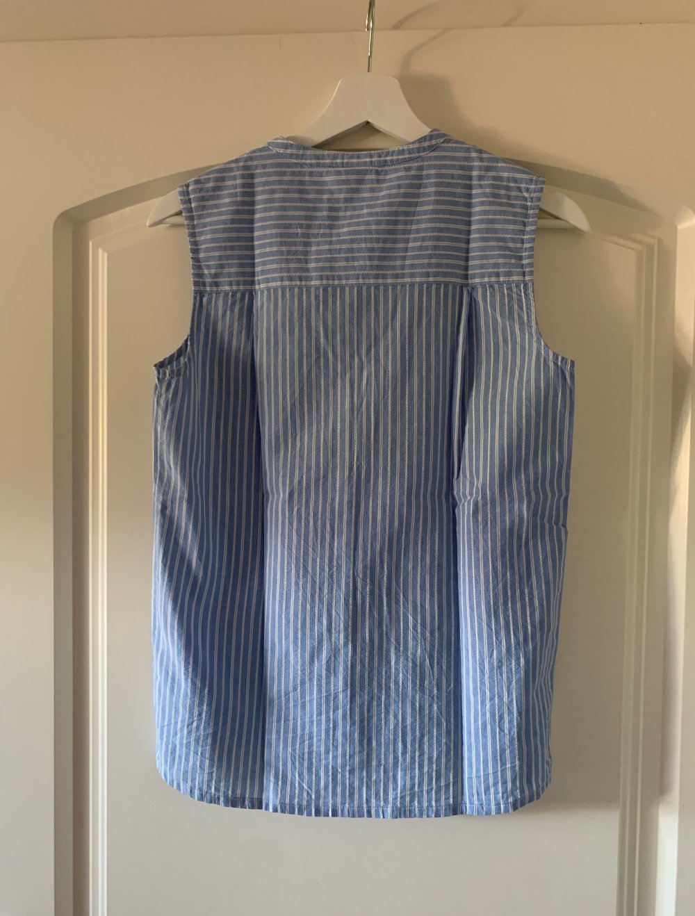 Blau-weiß gestreifte Bluse; Top, s.Oliver XS