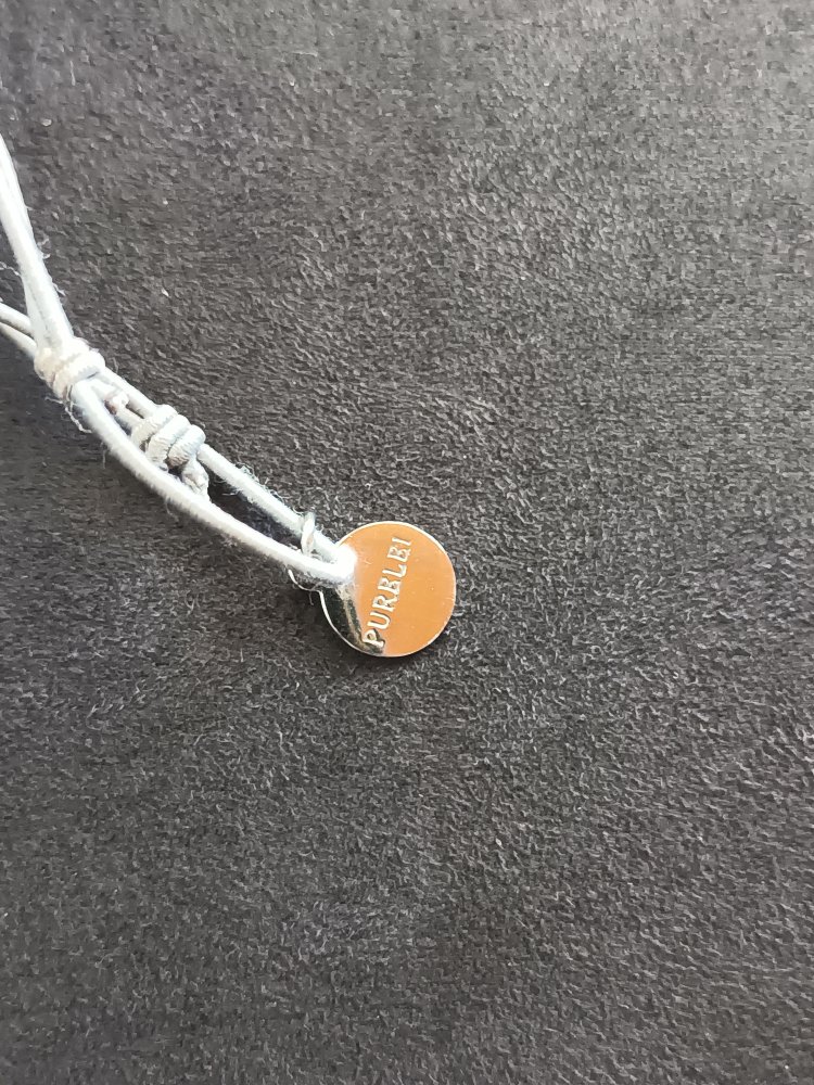 Purelei Armband Love Freundschaft Grau / Silber
