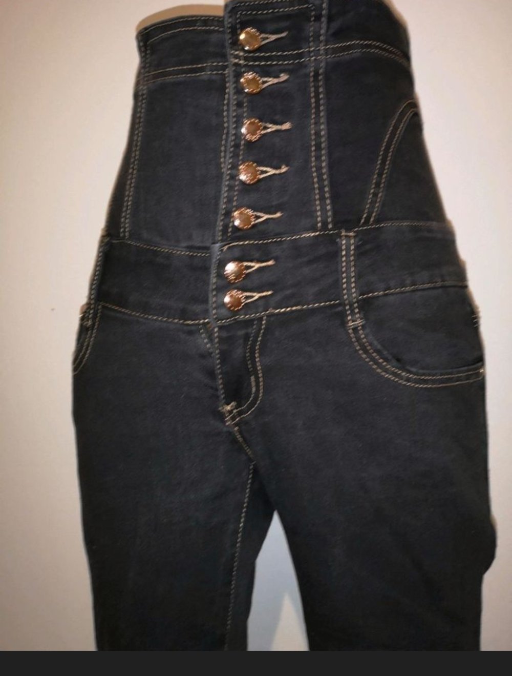High Waist Jeanshose Gr. S