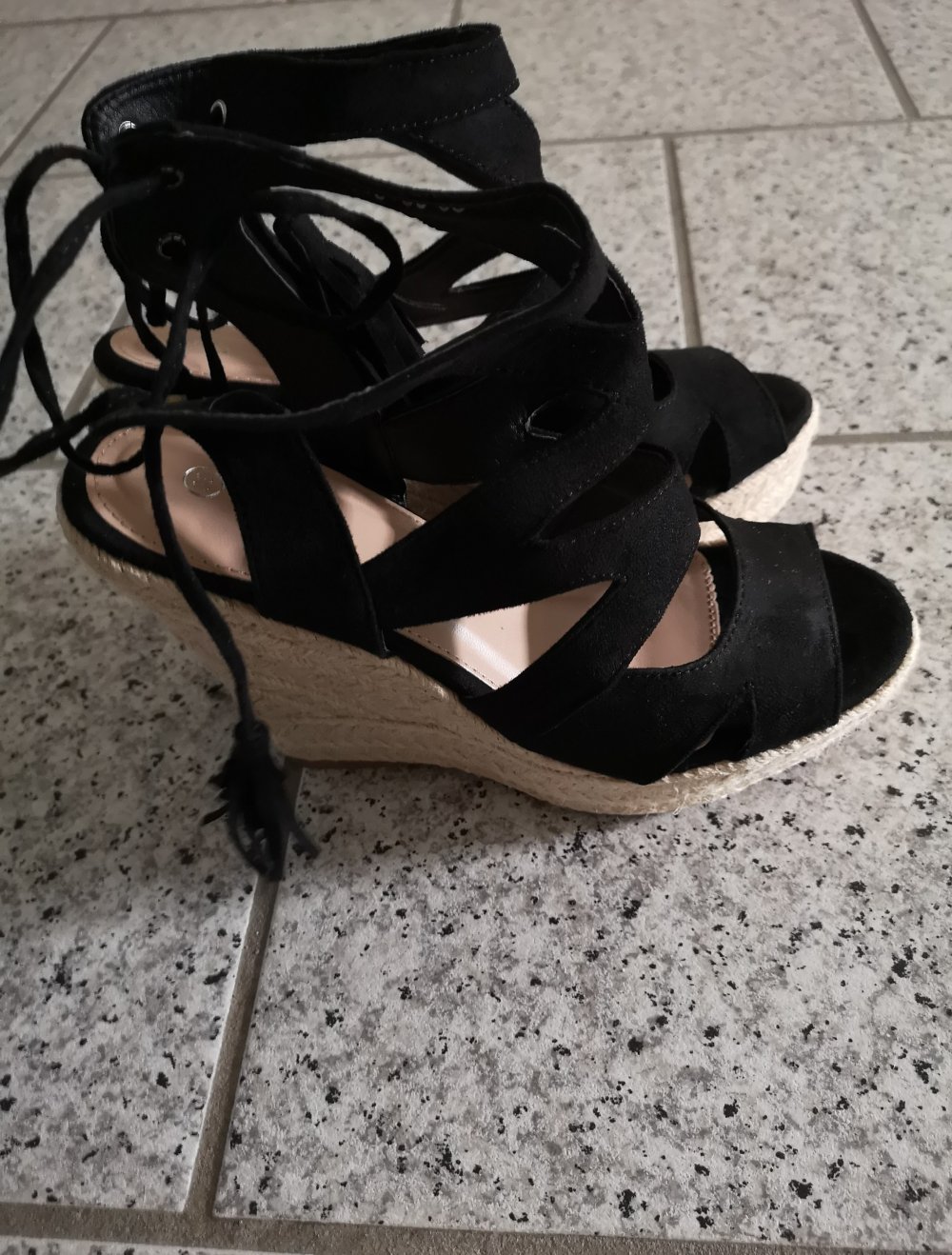Keilabsatz Sandalen Gr. 39