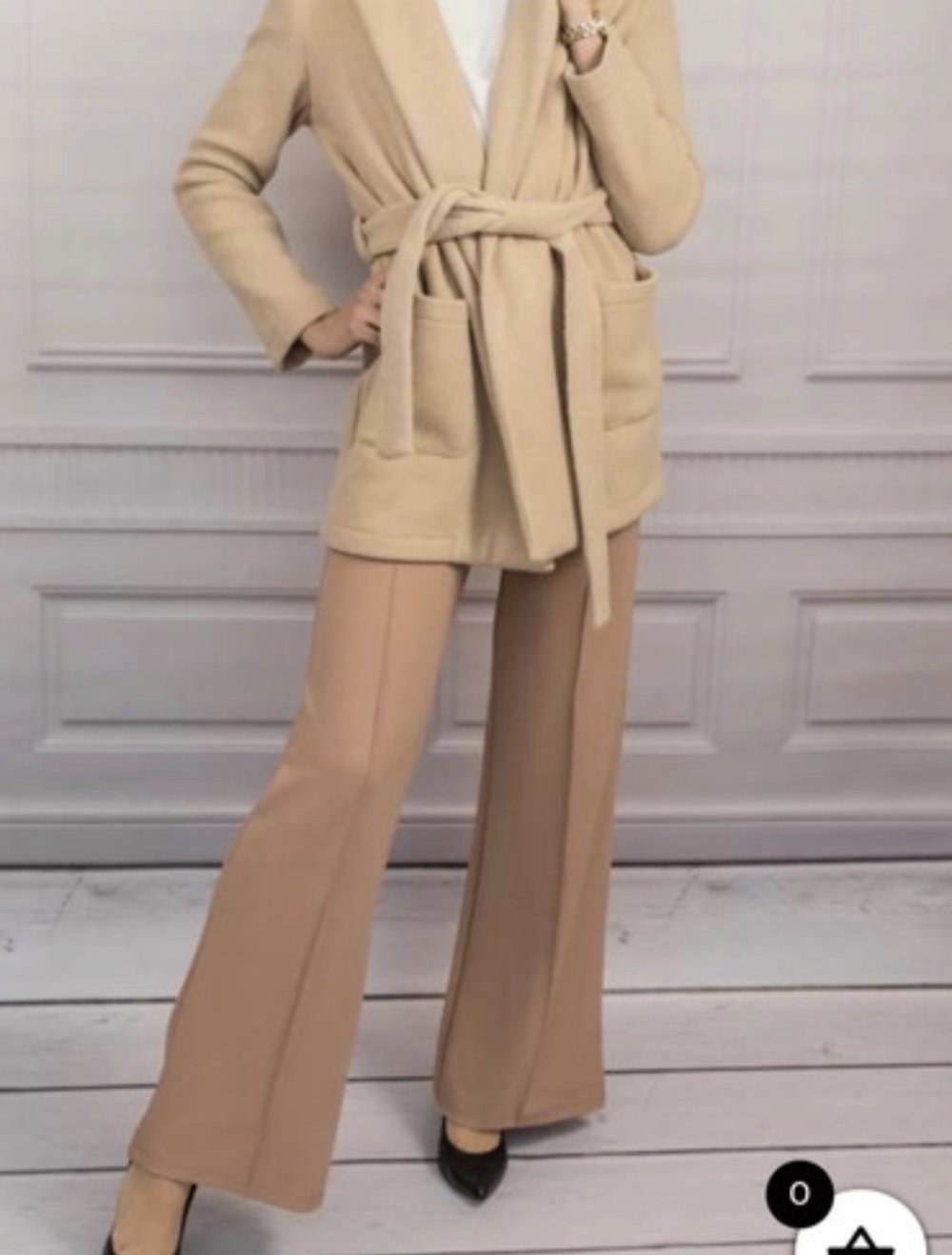 High waist trousers