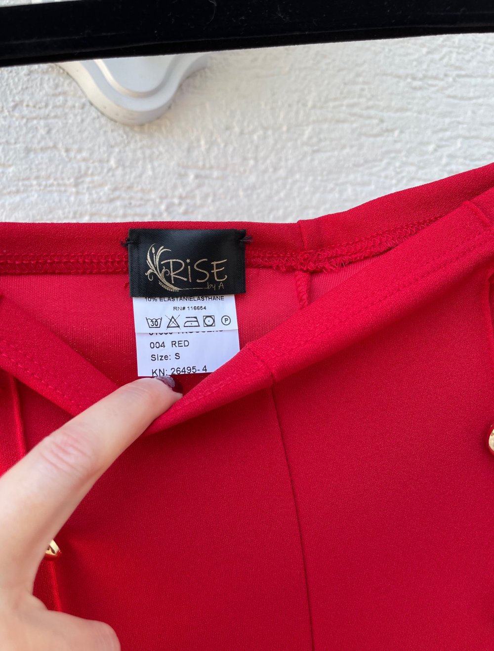 Hose mit hoher Taille