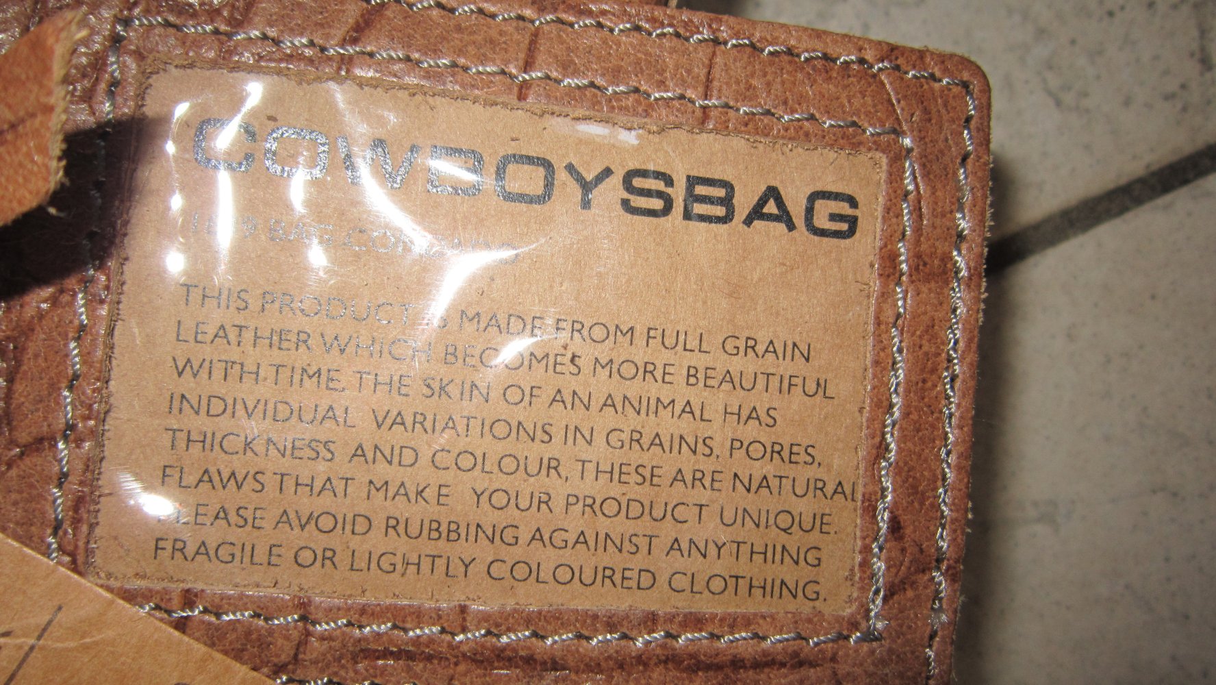 Cowboysbag neu mit Etikett und passender Geldbörse 13cm lang und 9cm breit