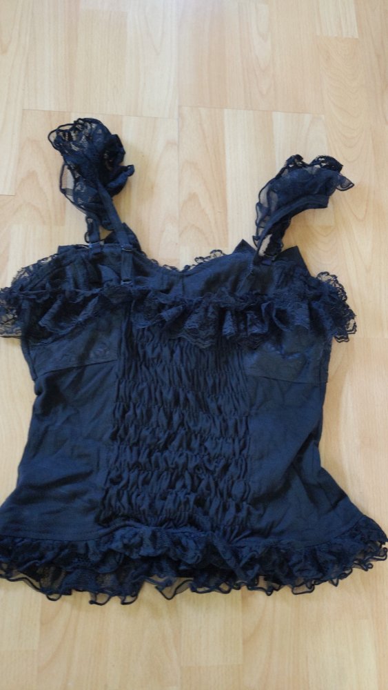 Spitzentop mit Tüllrock Set 