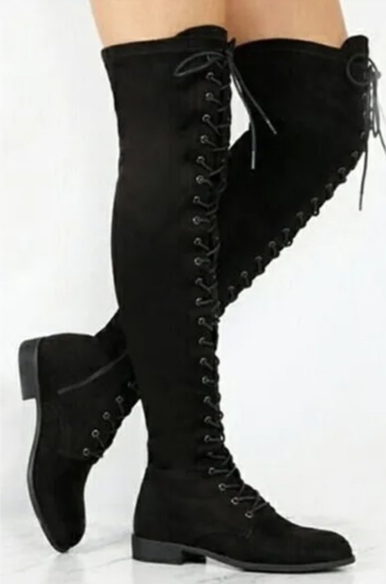 Overkniesstiefel