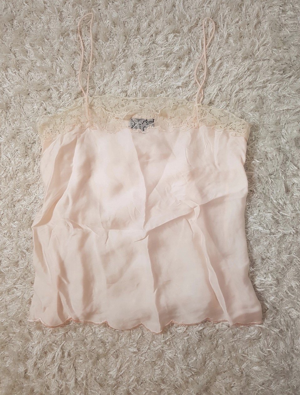 Top Spitze Satin