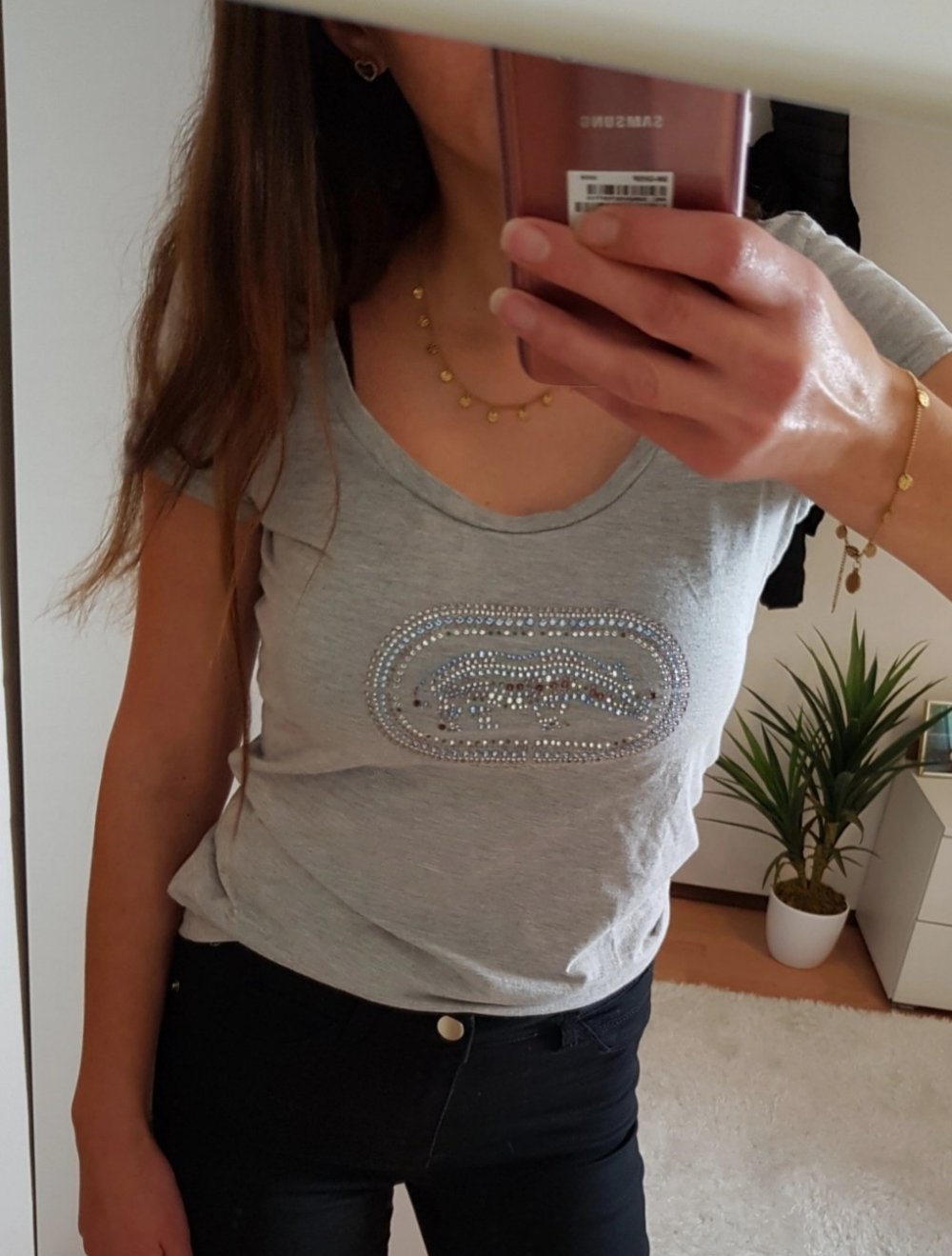 T-Shirt Basic Grau